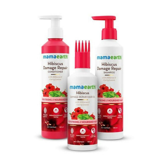Mamaearth Hibiscus Damage Repair Hair Kit - kit