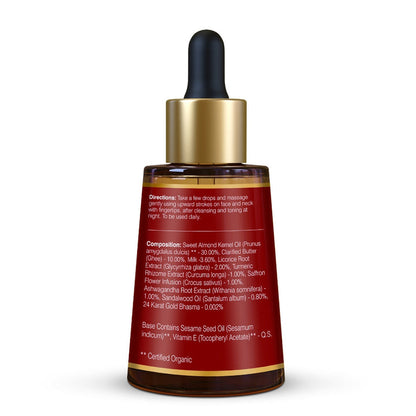 Forest Essentials Advanced Soundarya Age Defying Facial Serum With 24K Gold - 30 ml