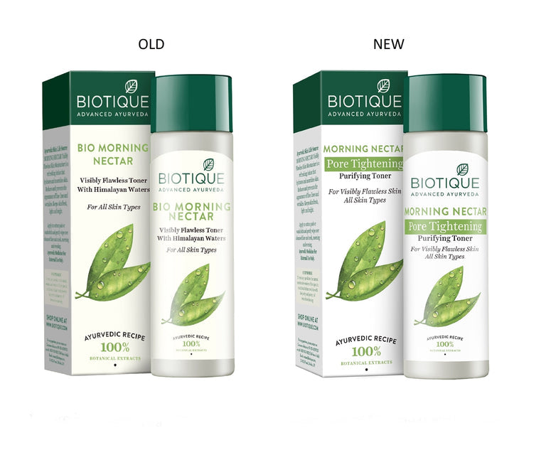 Biotique Advanced Ayurveda Bio Morning Nectar Visibly Flawless Toner - 120 ml