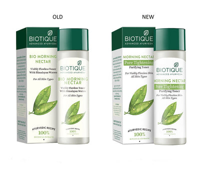 Biotique Advanced Ayurveda Bio Morning Nectar Visibly Flawless Toner - 120 ml