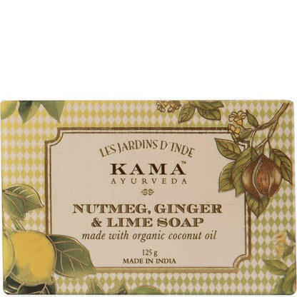 Kama Ayurveda Nutmeg, Ginger & Lime soap 125gm - 125 gm