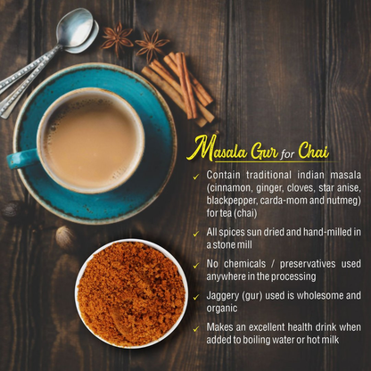 Dhampur Green Masala Gur for Milk & Tea - 250 gm