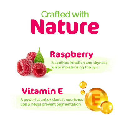 Mamaearth Vitamin E and Raspberry Tinted 100% Natural Lip Balm - 4 gm