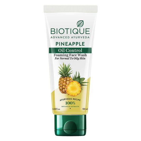 Biotique Bio Pineapple Oil Control Foaming Face Wash - 100 ml