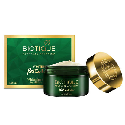 Biotique Advanced Ayurveda Bxl Cellular Whitening Cream For All Skin Types - 50 gm