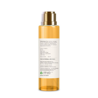 Forest Essentials Body Massage Oil Sweet Lime & Basil - 130 ml