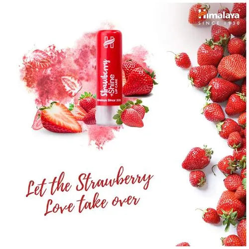 Himalaya Herbals Strawberry Shine Lip Care - 4.5 gm