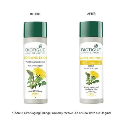 Biotique Bio Dandelion Visibly Ageless Serum 190 ml - 190 ml