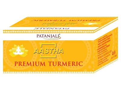 Patanjali Aastha Premium Turmeric - 25 gm - Pack of 2