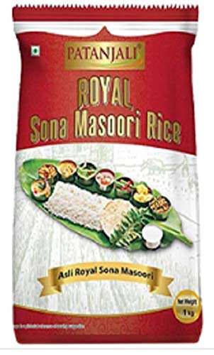 Patanjali Royal Sona Masoori Rice - 1 kg