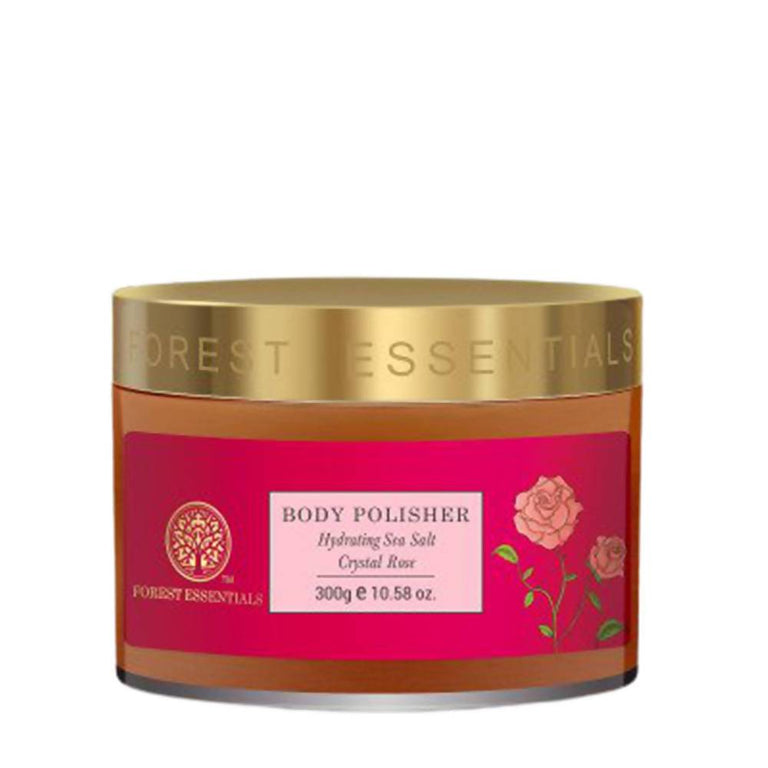 Forest Essentials Body Polisher Hydrating Sea Salt Crystal Rose - 200 gm