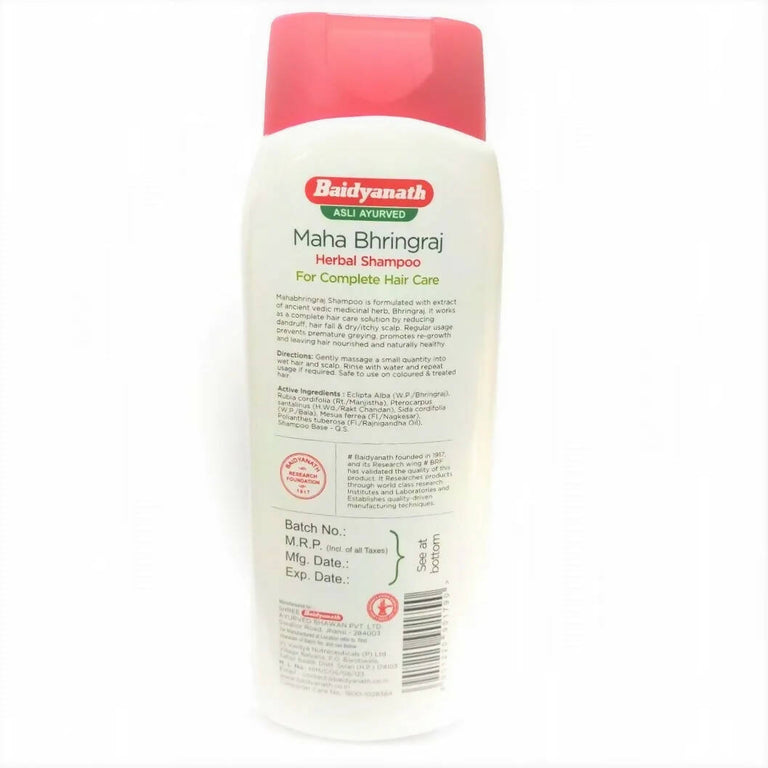 Baidyanath Jhansi Maha Bhringraj Herbal Shampoo - 100 ml
