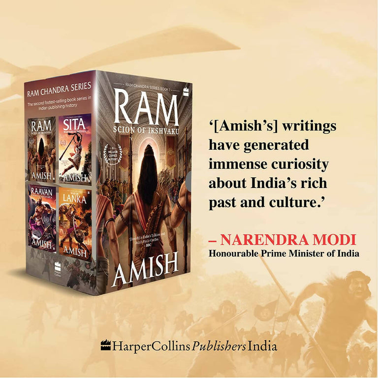The Ram Chandra Series: Boxset of 4 Books by Amish Tripathi - Paperback