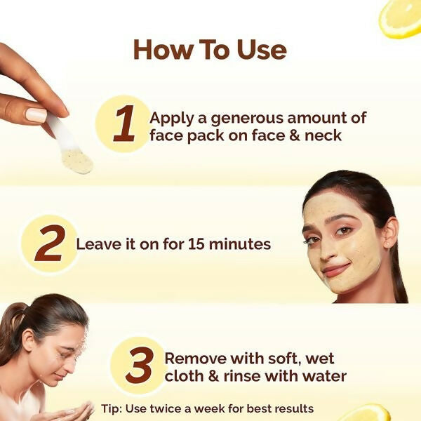 Mamaearth Vitamin C Daily Glow Face Pack with Vitamin C & Turmeric - 100 gm