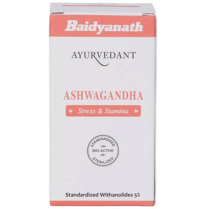 Baidyanath Jhansi Ayuvedant Ashwagandha Tablets - 60 tabs