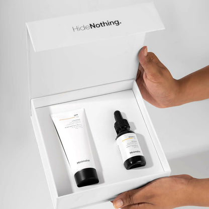 Minimalist Brightening & SPF Skincare Gift Set - kit