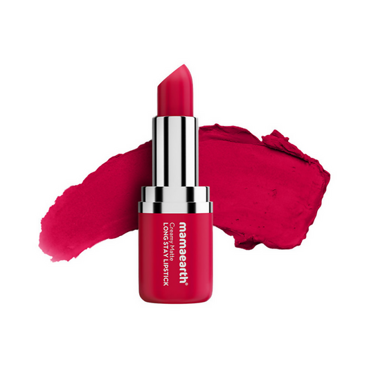 Mamaearth Creamy Matte Long Stay Lipstick - Tulip Magenta - 4.2 gm