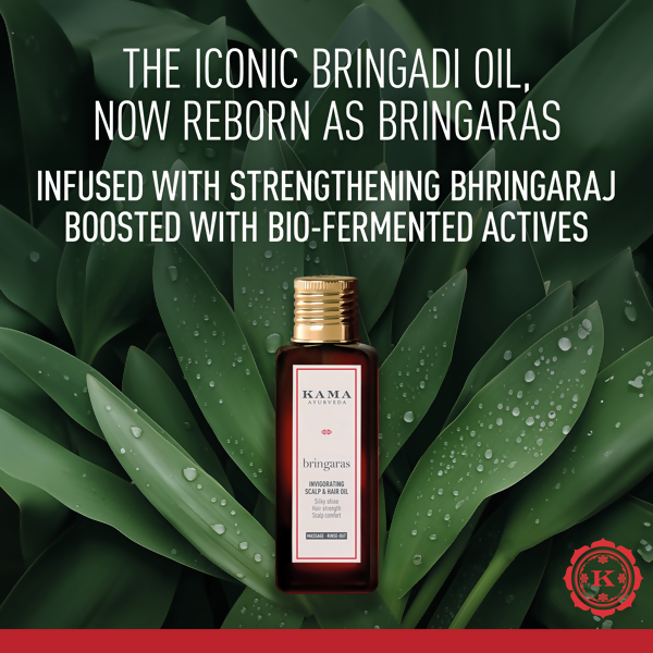 Kama Ayurveda Bringaras Invigorating Scalp & Hair Oil - 50 ml