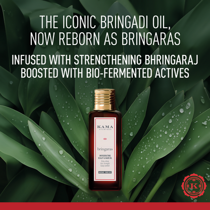 Kama Ayurveda Bringaras Invigorating Scalp & Hair Oil - 50 ml