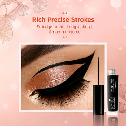 Biotique Magicliner Water Resistant Eyeliner - Midnight Black - 9 ml