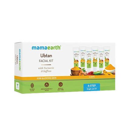 Mamaearth Ubtan Facial Kit with Turmeric & Saffron for Glowing Skin - Kit
