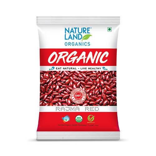 Nature Land Organics Rajma Red - 500 gm
