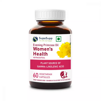 Sri Sri Tattva Supasupp SupaSupp Evening Primrose Oil Capsules - Women's Health - 60 caps
