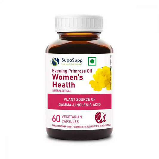 Sri Sri Tattva Supasupp SupaSupp Evening Primrose Oil Capsules - Women's Health - 60 caps