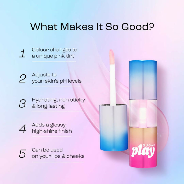 Sugar Play Mega Hype Color Changing Lip Oil - 4.4 ml