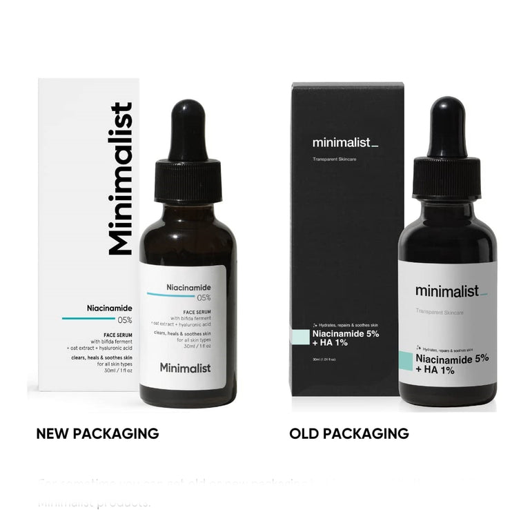 Minimalist Niacinamide 5% + Hyaluronic Acid 1% - 30 ml