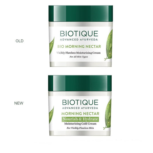 Biotique Advanced Ayurveda Bio Morning Nectar Visibly Flawless Moisturizing Cream - 50 gm