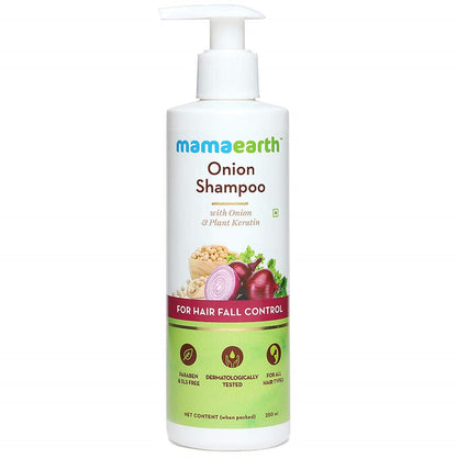 Mamaearth Onion Shampoo & Onion Conditioner For Hair Fall Control - (250 ml + 250 ml) Combo