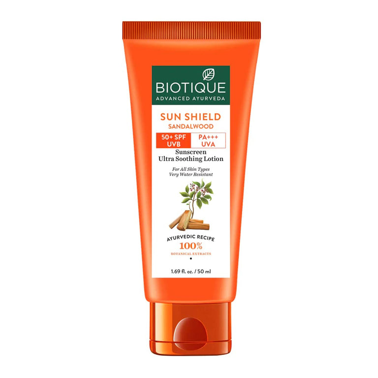 Biotique Sun Shield Sandalwood Ultra Protective Lotion 50+ SPF - 120 ml
