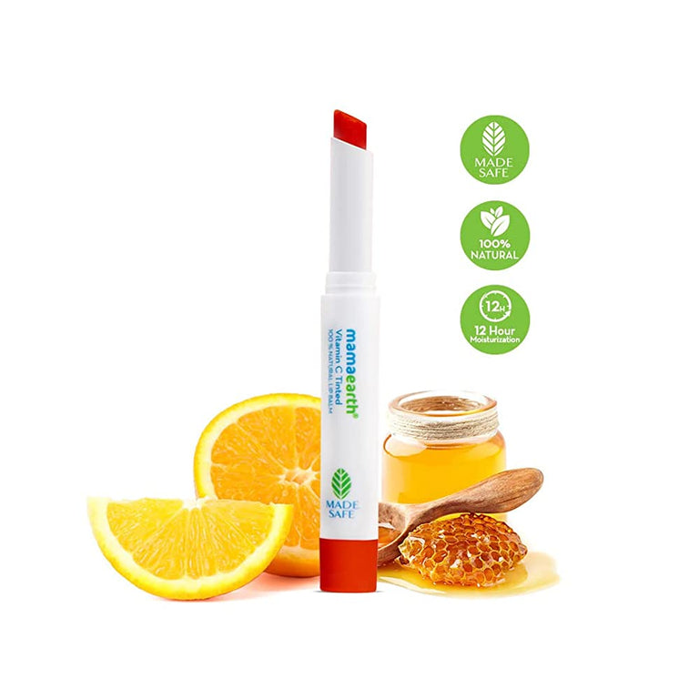 Mamaearth Vitamin C Tinted 100% Natural Lip Balm - 2 gm