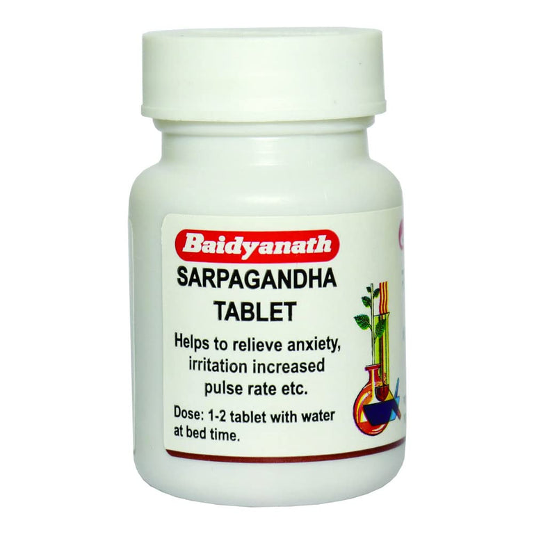Baidyanath Jhansi Sarpagandha 50 Tabs - 50 tabs