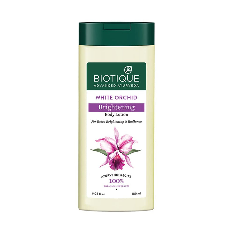 Biotique Advanced Ayurveda Bio White Orchid Skin Whitening Body Lotion - 180 ml