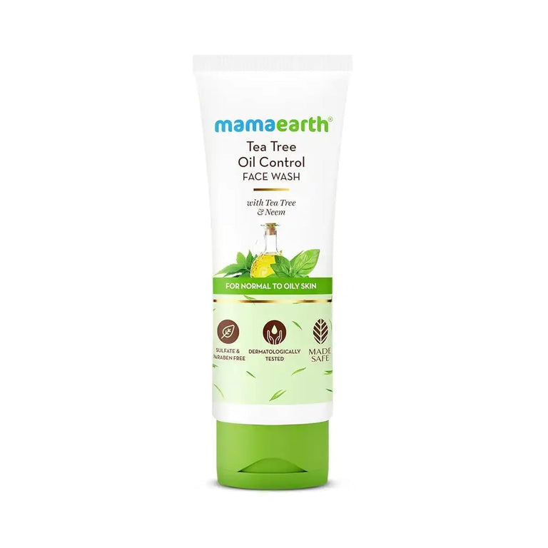 Mamaearth Tea Tree Face Wash for Acne & Pimples - 100 ml - Pack of 1