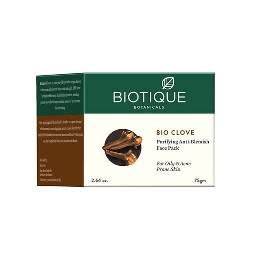Biotique Bio Clove Purifying Anti Blemish Face Pack - 75 gm
