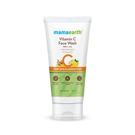Mamaearth Vitamin C Face Wash For Skin Illumination - 50 ml - Pack of 1