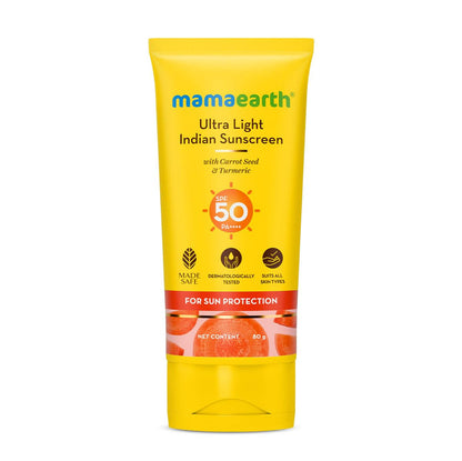 Mamaearth Tea Tree Face Serum + Face Wash + Ultra Light Indian Sunscreen Combo - combo