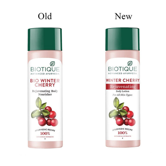 Biotique Advanced Ayurveda Bio Winter Cherry Rejuvenating Body Nourisher - 120 Ml
