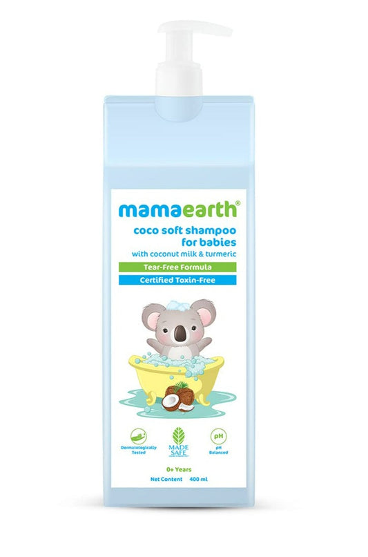 Mamaearth Coco Soft Shampoo with Coconut Milk & Turmeric for Babies - Limited Time Offer - 400 ml