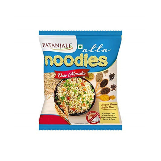 Patanjali Atta Noodles Desi Masala (Pack of 10)