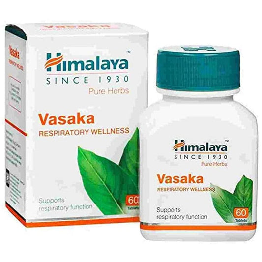 Himalaya Herbals - Vasaka Respiratory Wellness - Pack of 1 - 60 tabs
