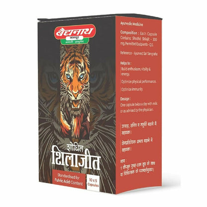 Baidyanath (Nagpur) Shodhit SJ Capsules - 30 caps