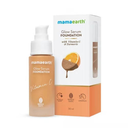 Mamaearth Glow Serum Foundation-Toffee Glow - 30 ml