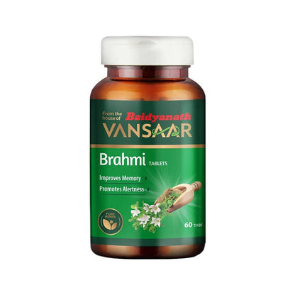 Baidyanath Vansaar Brahmi Tablets - 60 Tabs