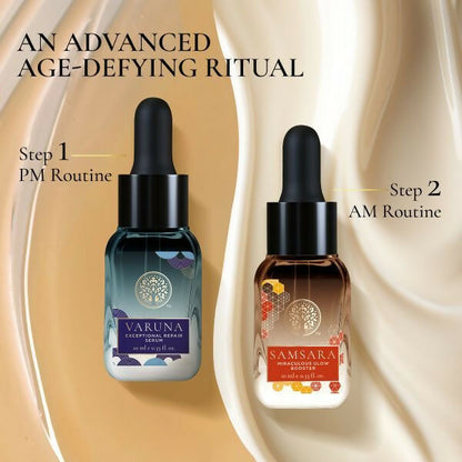 Forest Essentials High-Performance Day & Night Face Serums Duo - combo