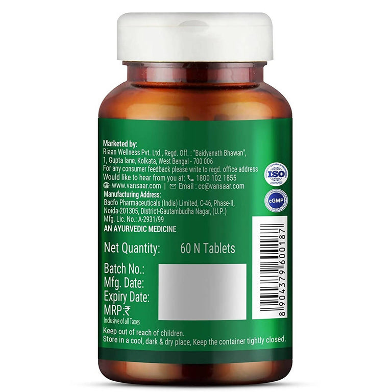Baidyanath Vansaar Brahmi Tablets - 60 Tabs