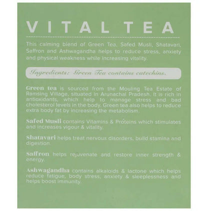 Baidyanath Jhansi Ayurvedant Vital-Tea Bags - 10 tea bags
